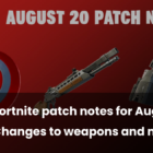 Aktualizacje Fortnite z sierpnia 2023 r.: duże zmiany w broni i mitach Creo Gaming