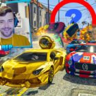 Ostatni eksploduje losowymi samochodami! Rozgrywka z unikalnym kontrolerem! - GTA 5 online Creo Gaming