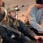 MALEVOLENCE: Napisz i nagraj nową piosenkę dla WoW w 12 godzin, co jest wyjątkowym wyzwaniem! Malevolence band members in the studio tracking a song for World of Warcraft: Midnight, with instruments and recording equipment visible