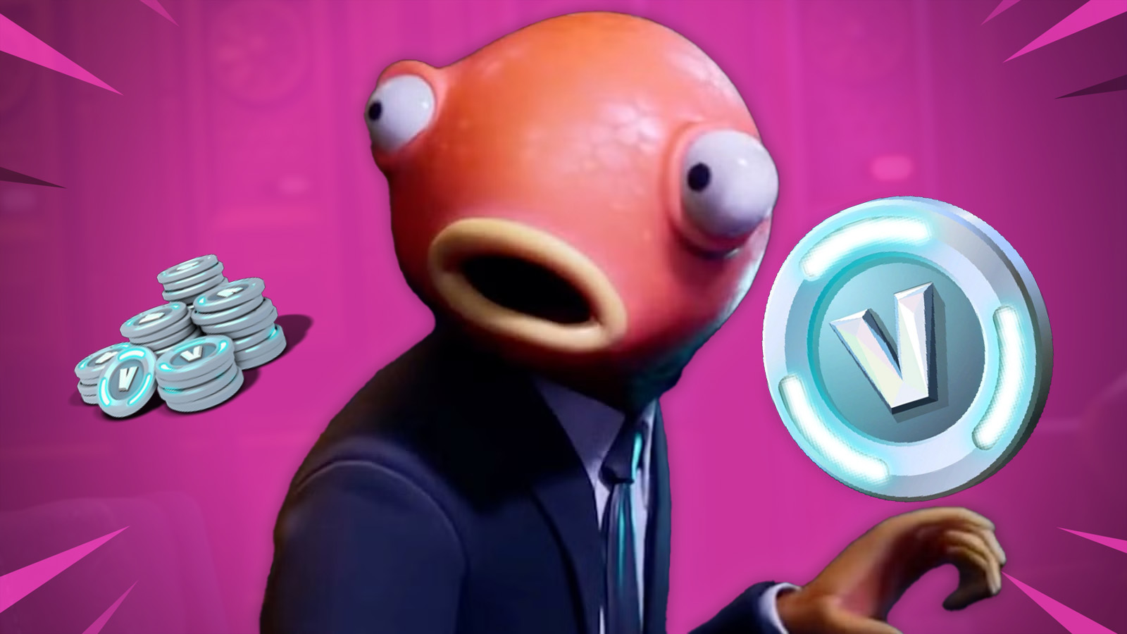 Fishticks shocked at V-Bucks in Fortnite