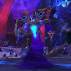 WoW: Dlaczego najazdy fabularne nie są dostępne? Gracze zastanawiają się. A raid boss in World of Warcraft: Midnight - an imposing void creature decked in armour, surrounded by a fleet of voidwalkers in front of a yawning dark portal.
