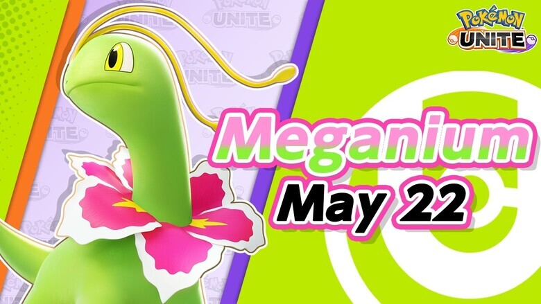 Meganium joins Pokémon UNITE today